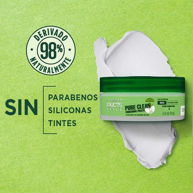 Ingrediente de Garnier Pure Clean Finishing Hair Paste